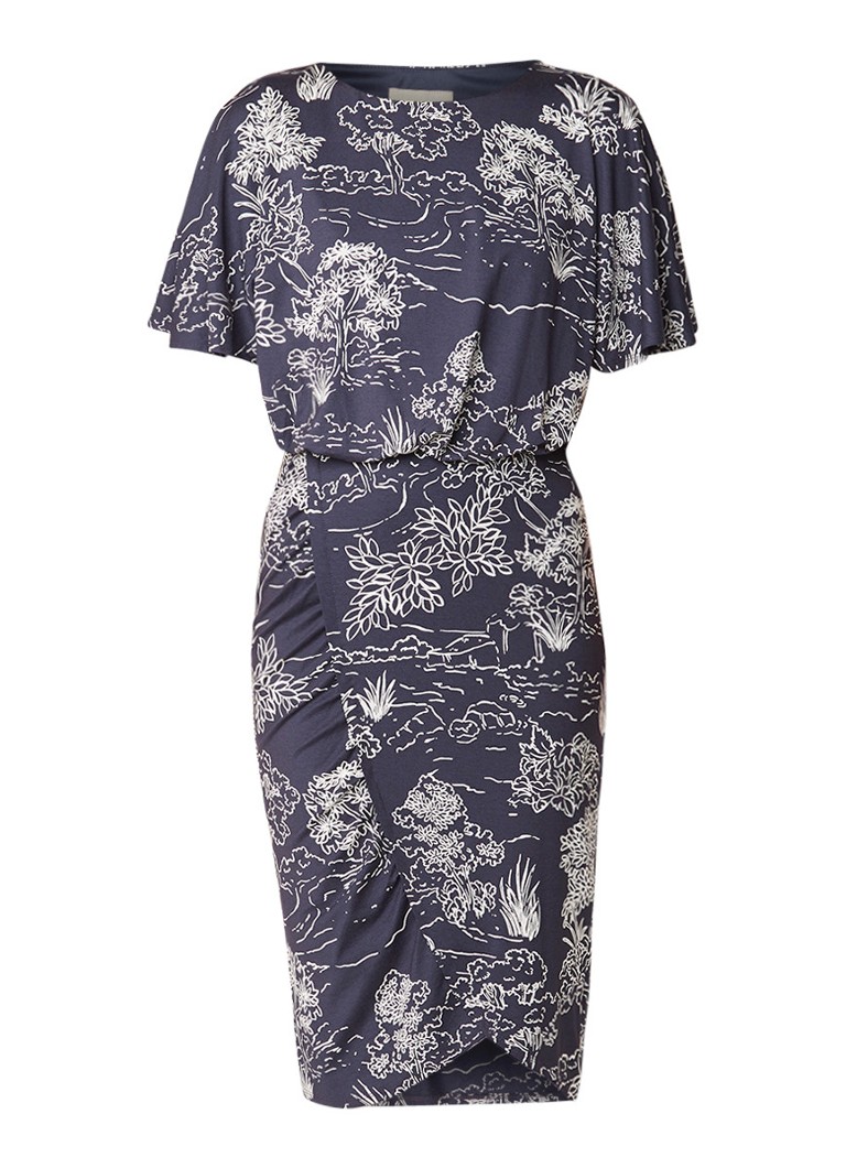 Phase Eight Ravine Jurk Met Gesmockte Taille En Vleermuismouw In