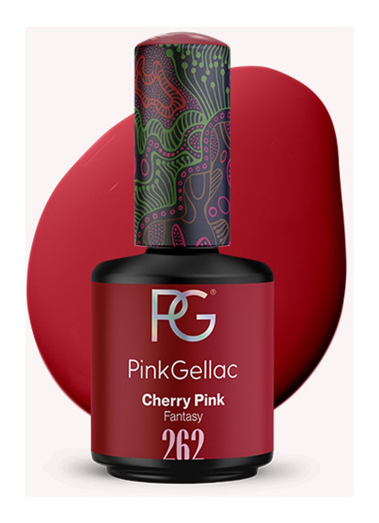 Pink Gellac 262 Cherry Pink gel nagellak • 262 Cherry