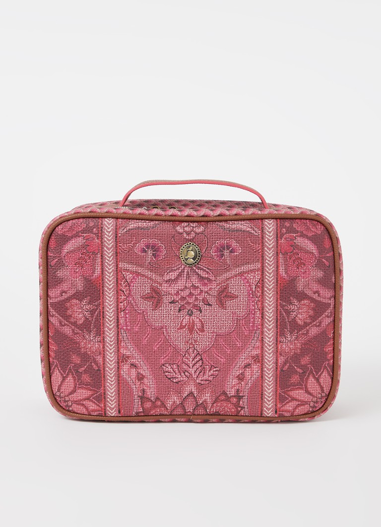 Toilettas Pip Studio Caryn Cosmetic Bag Combi Querida Velvet Dark Blue | Bedsupply