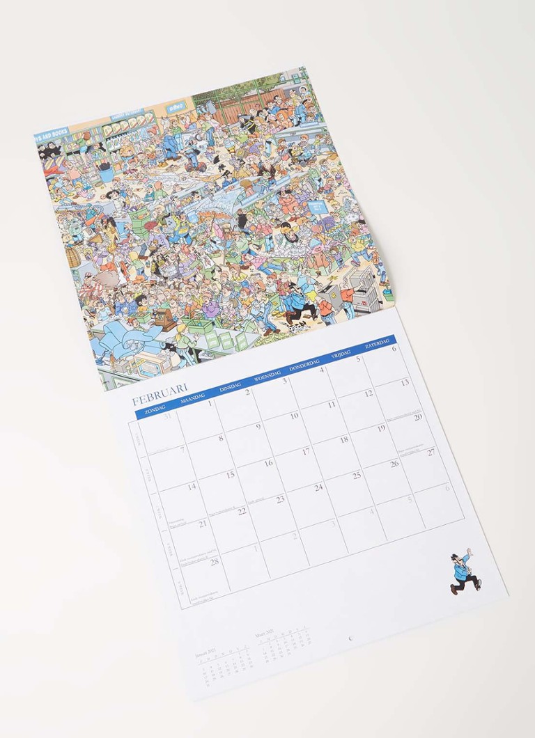 Plenty Gifts Jan Van Haasteren Kalender 2021 Donkerblauw De Bijenkorf kalender 2021 jan van haasteren