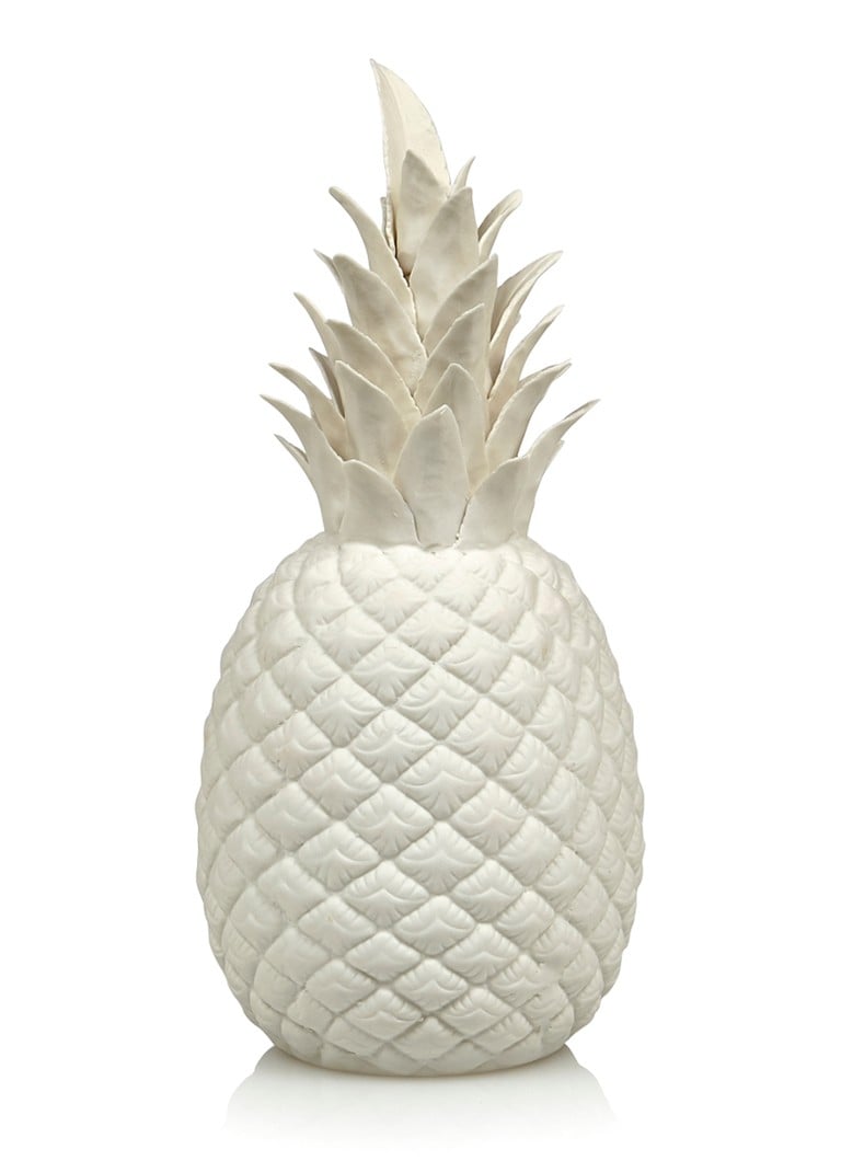 Volg ons Controversieel Midden Pols Potten Ananas porselein 30 cm • Gebroken wit • de Bijenkorf