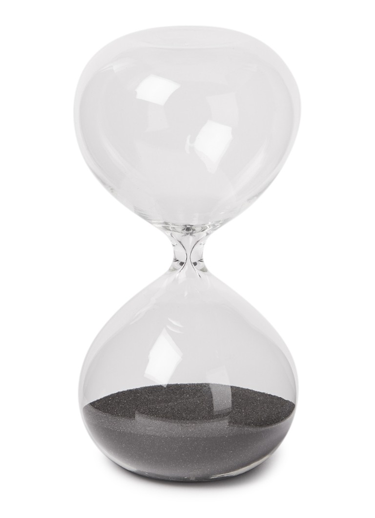 Pols Potten - Zandloper S 20 cm - Zwart