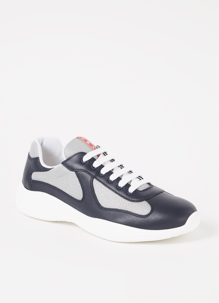 Prada Cup leren details • Donkerblauw • de Bijenkorf