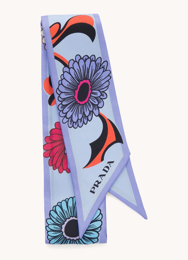 Sjaal van 85 x 5 cm • Lichtblauw • de Bijenkorf