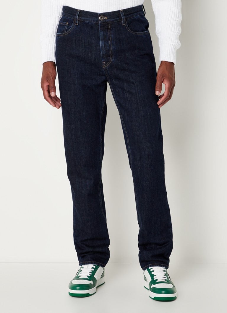 Prada - Tapered jeans met donkere wassing  - Blauw