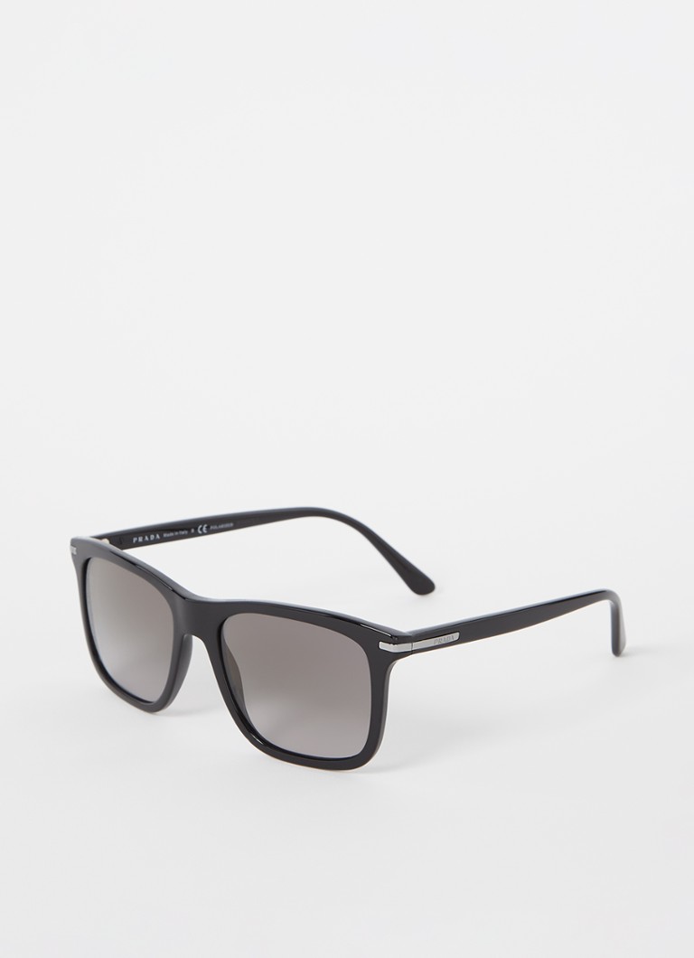 Prada - Wayfarer zonnebril gepolariseerd PR18WS  - Zwart
