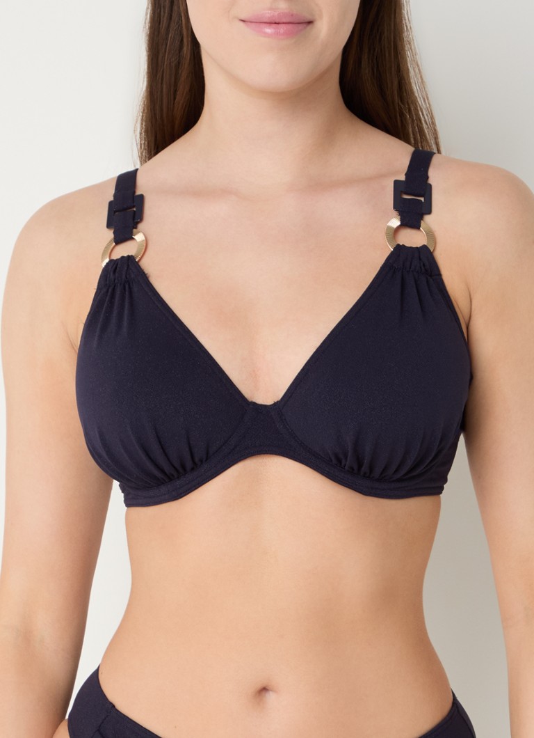 PrimaDonna - Pinner voorgevormde bikinitop met beugel - Donkerblauw