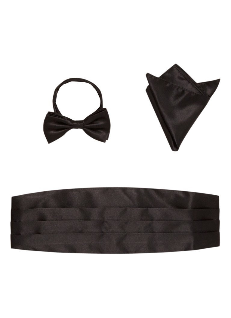 Profuomo - Cumberband set - Zwart