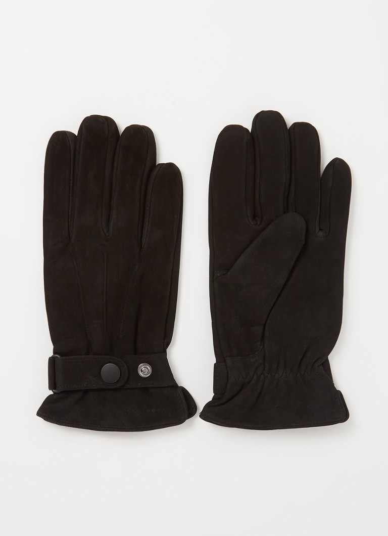 Profuomo - Handschoenen van nubuck - Zwart