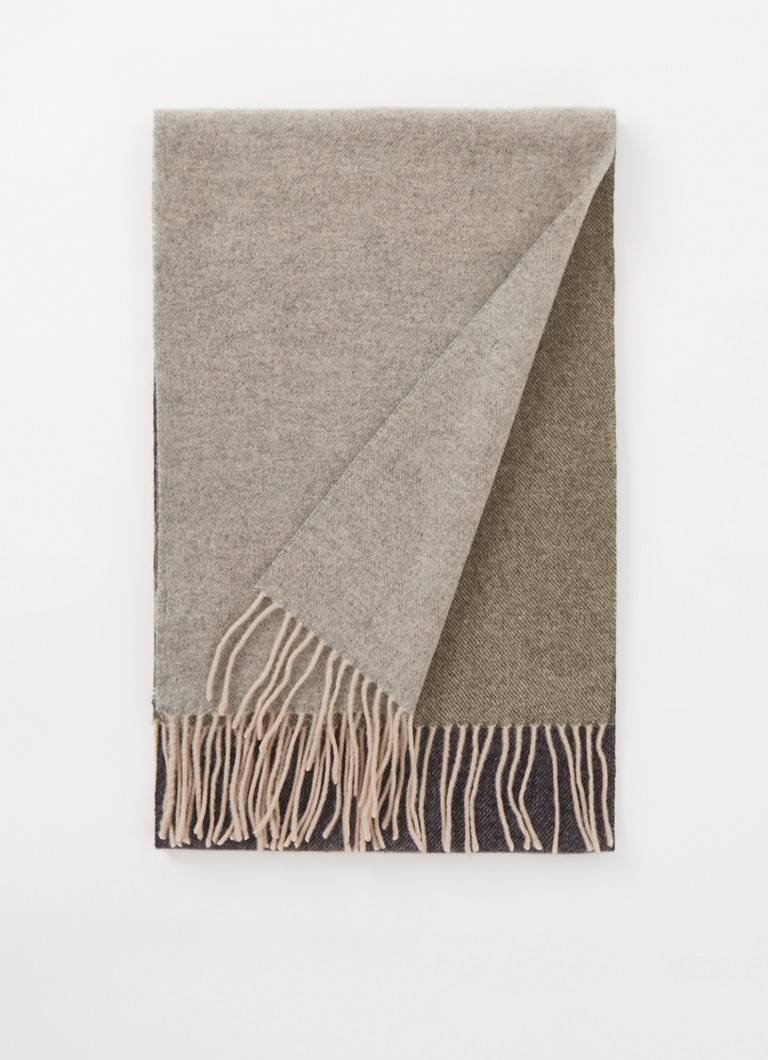Profuomo - Sjaal van lamswol 200 x 30 cm - Zand