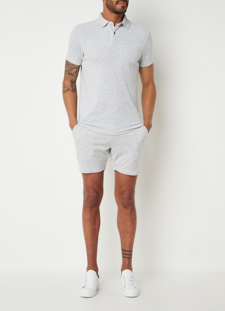 badstof korte broek heren