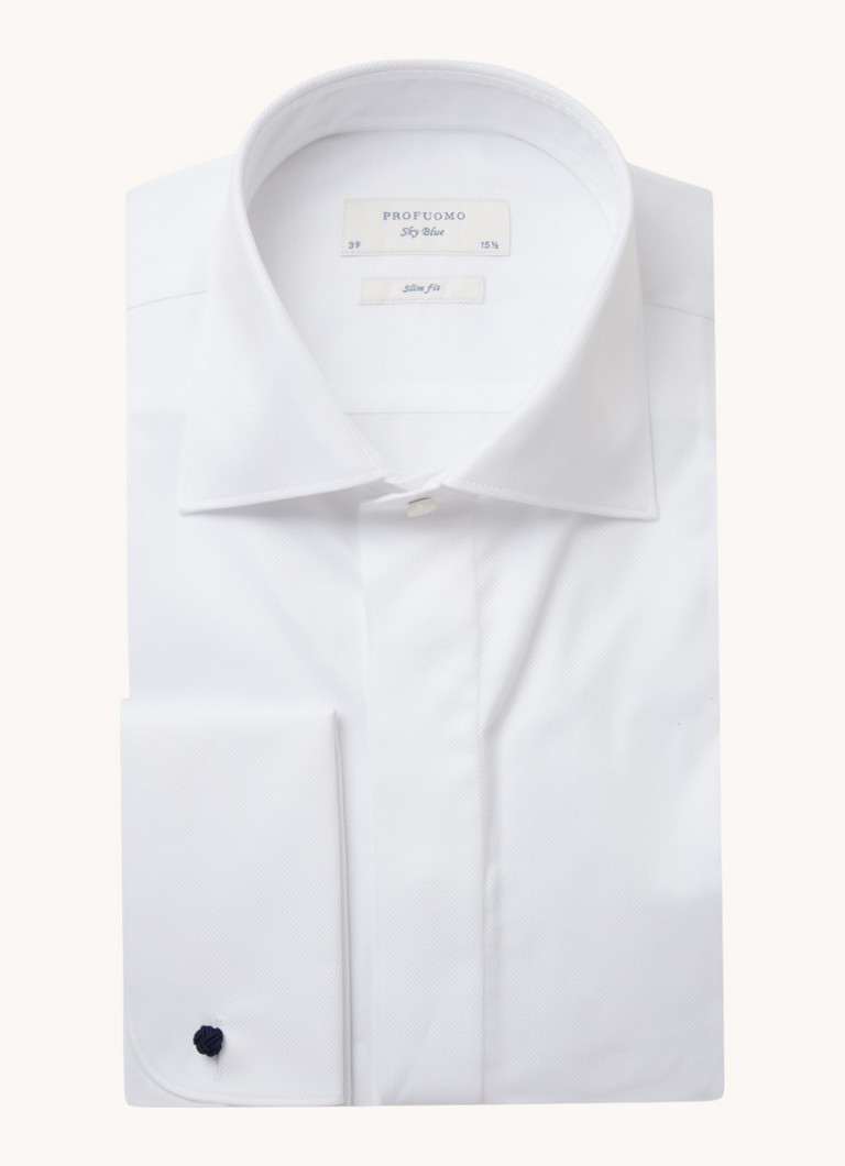 Profuomo shirt slim overhemd wit • Wit • de