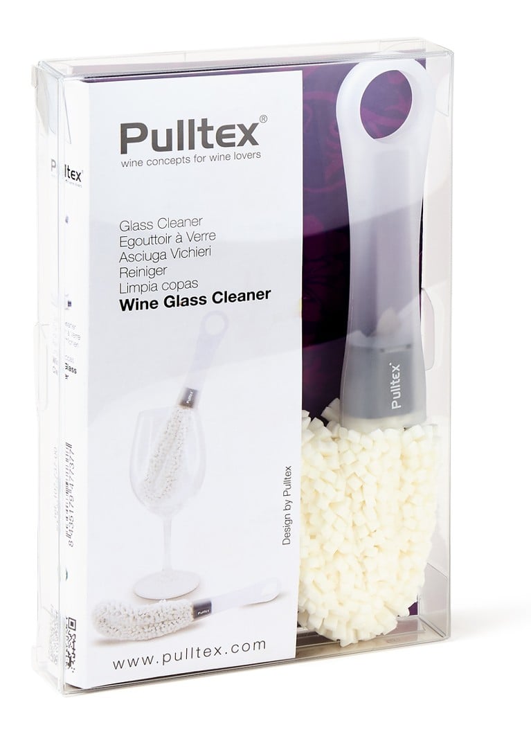 Pulltex - Wine Glass Cleaner reinigingsborstel voor wijnglazen - Wit
