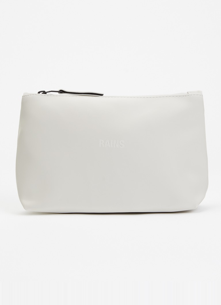 Rains - Toilettas met logo en waterafstotende coating - Beige