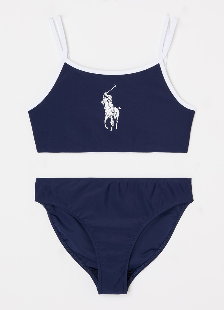 Ralph Lauren - Bikiniset met logo - Donkerblauw