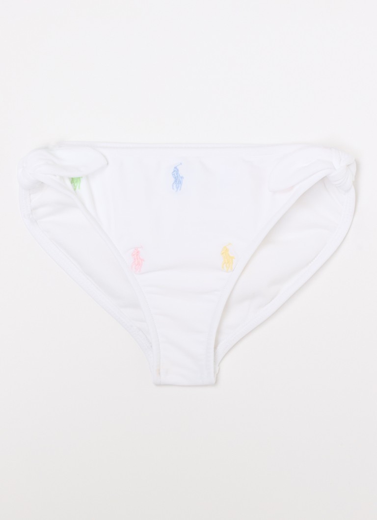 Ralph Lauren - Bikinislip met logoborduring - Wit