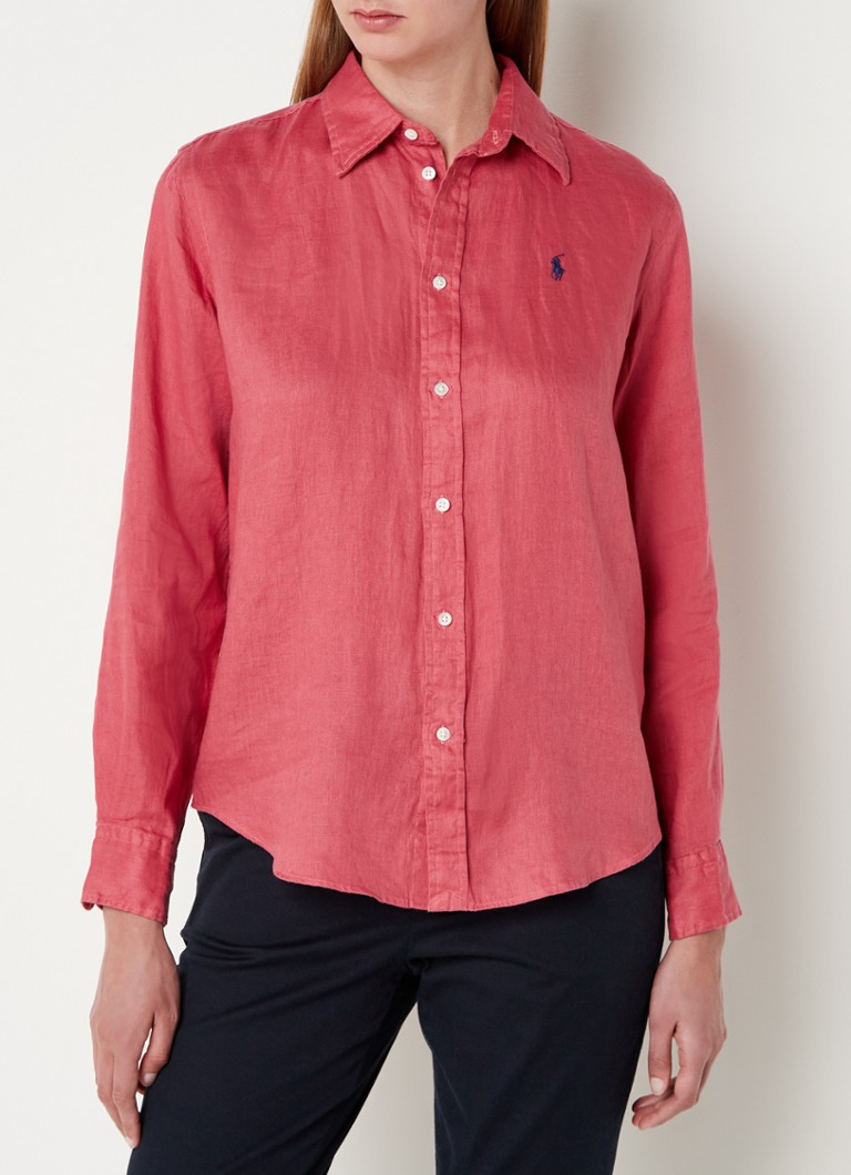 linnen blouse dames ralph lauren