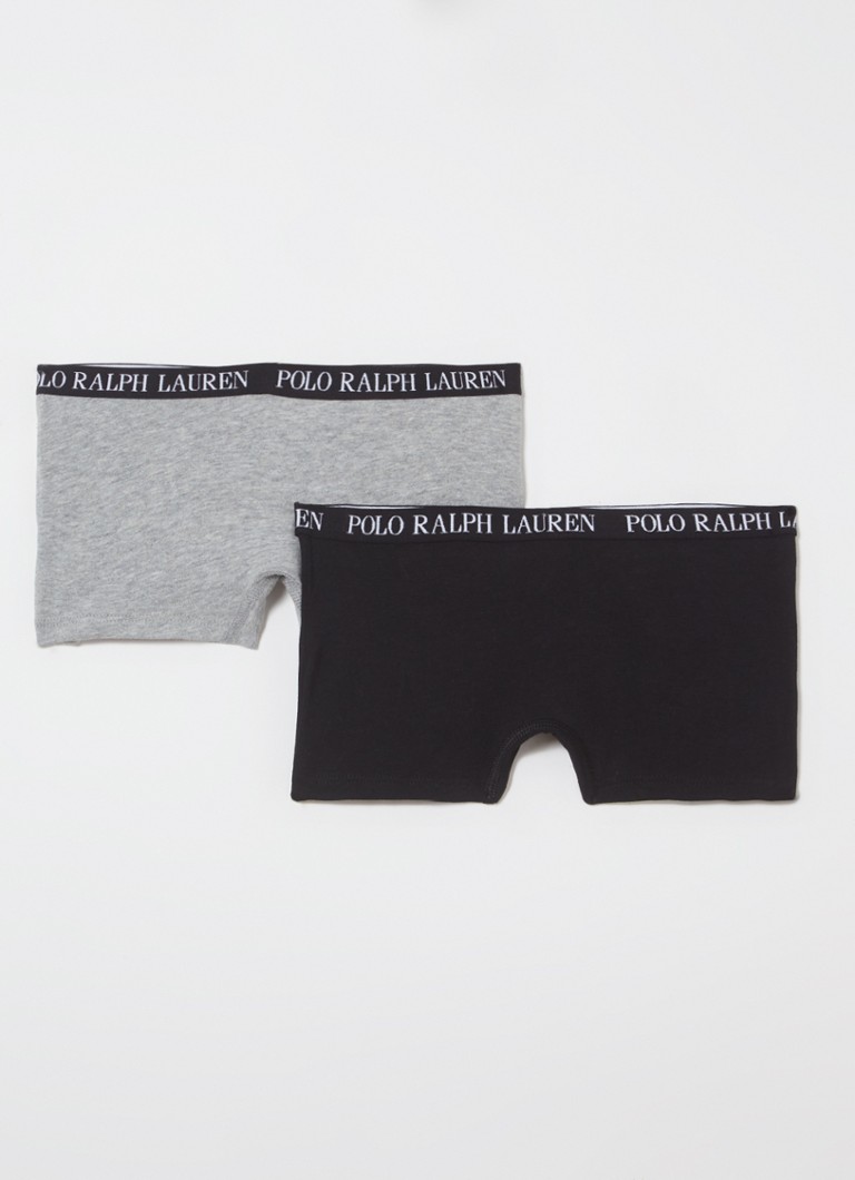 Ralph Lauren - Boxershorts met logoband in 2-pack - Zwart