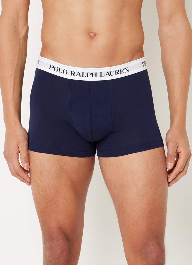 Ralph Lauren - Boxershorts met logoband in 3-pack - Lichtblauw