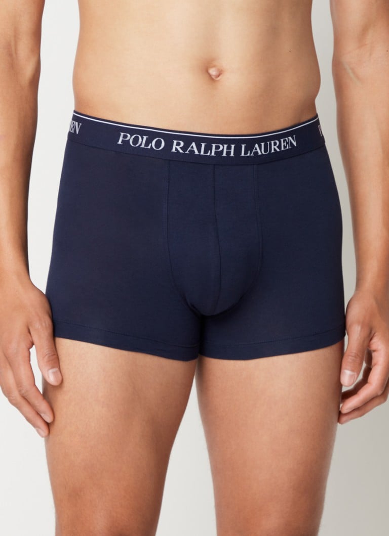 Ralph Lauren - Boxershorts met logoband in 3-pack - Blauw