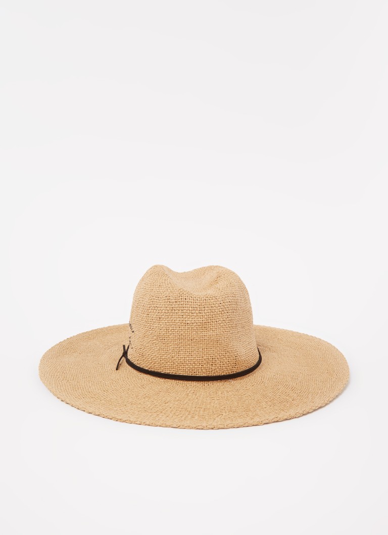 Ralph Lauren Fedora hoed van stro • Beige • de Bijenkorf
