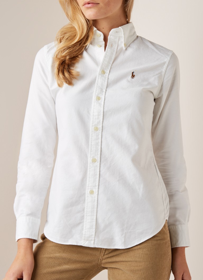 ralph lauren blouse wit