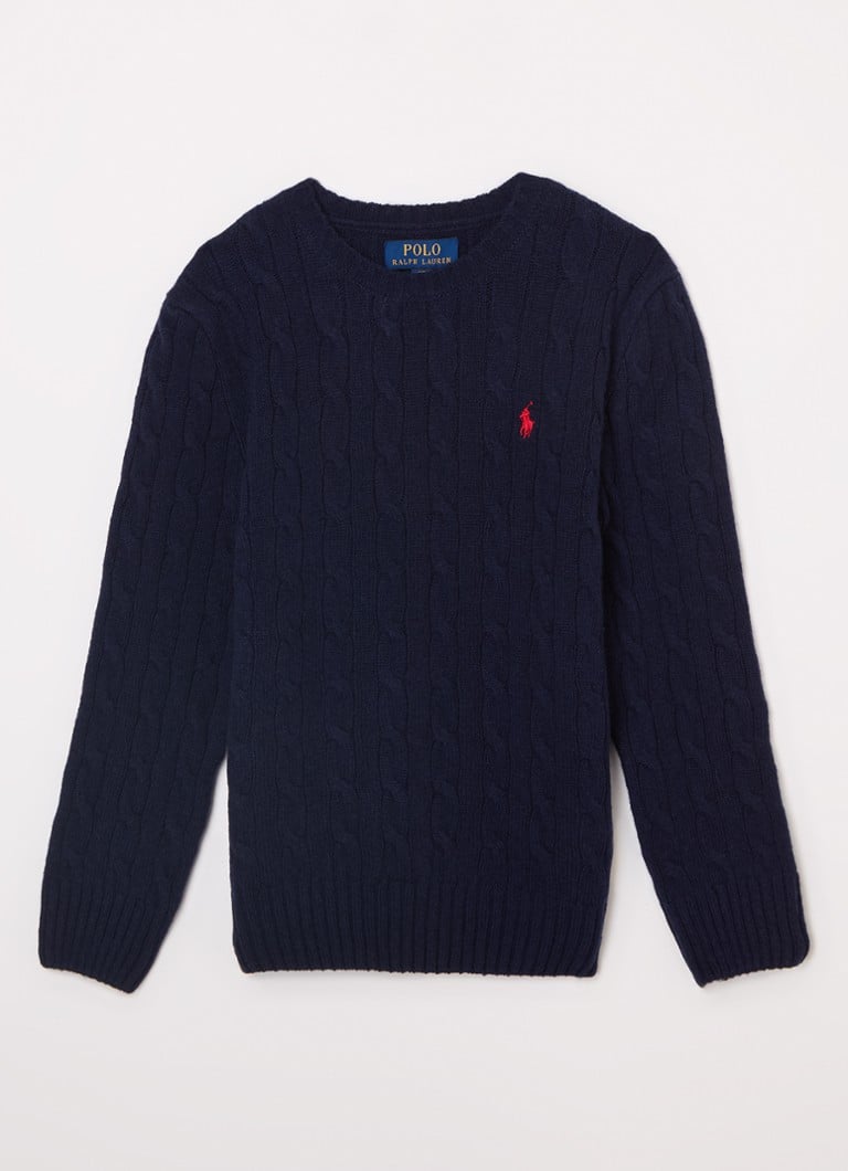 Ralph Lauren Bijenkorf Sale Heren Truien Wool Noorse Trui Heren