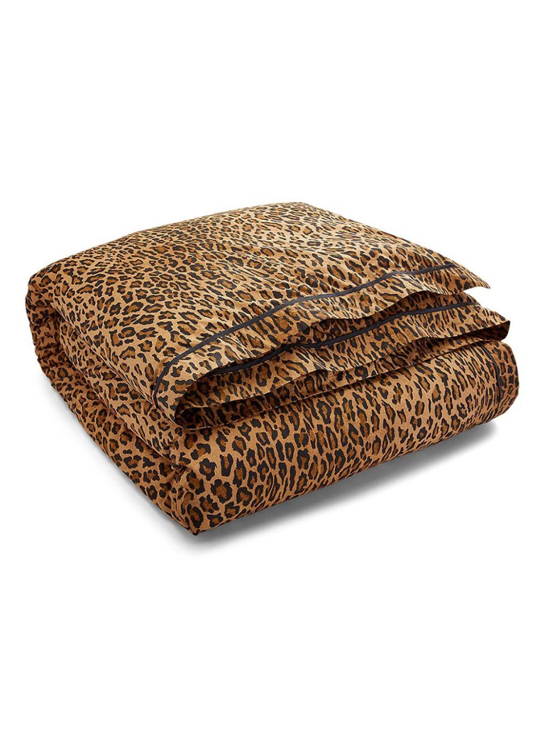 Ralph Lauren Montgomery dekbedovertrek van katoenperkal 200TC exclusief kussenslopen • Bruin