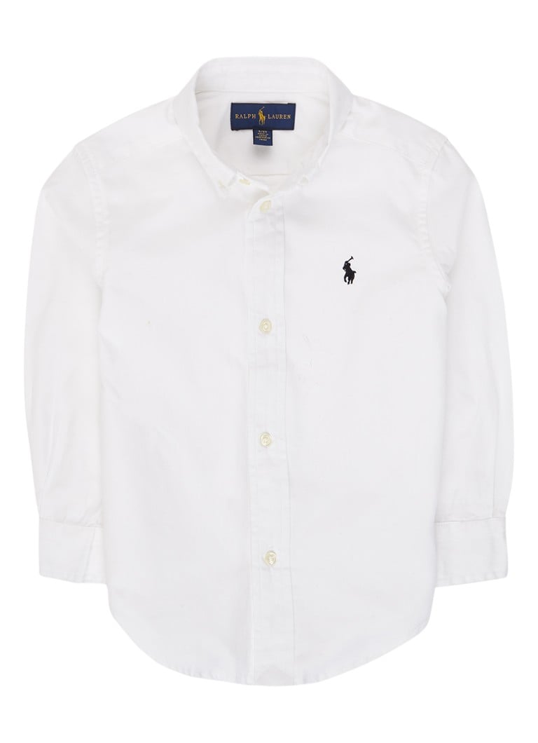Ralph Lauren - Overhemd met logoborduring - Wit