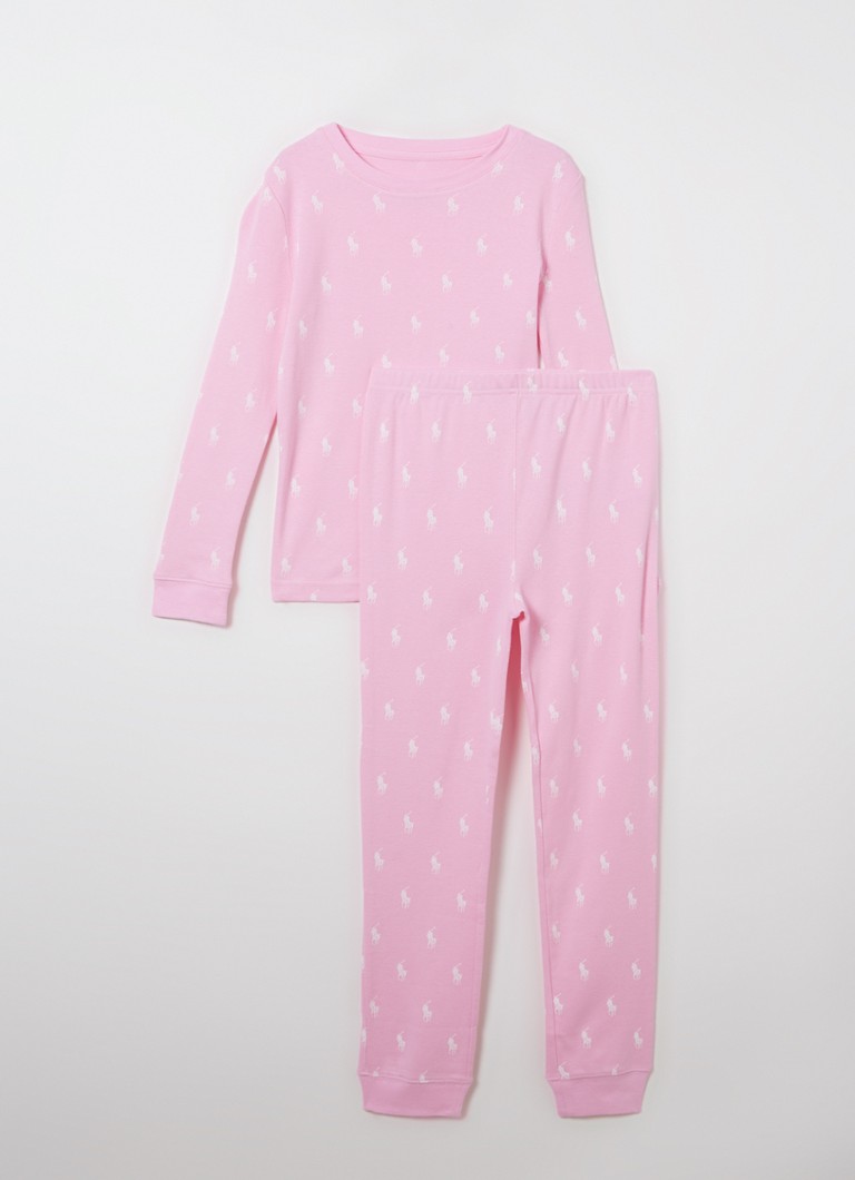 Ralph Lauren - Pyjamaset met logoprint - Multicolor