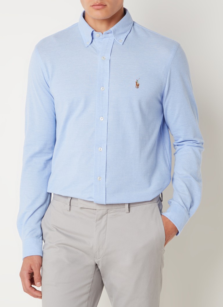 Overhemd Slim Ralph Lauren Overhemd Blauw Polo Ralph Lauren Slim