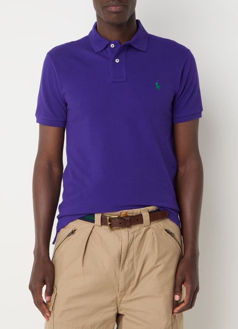 Polo Ralph Lauren Purple Label Para Hombre Ajuste Slim Fit Y Tejido Piqué