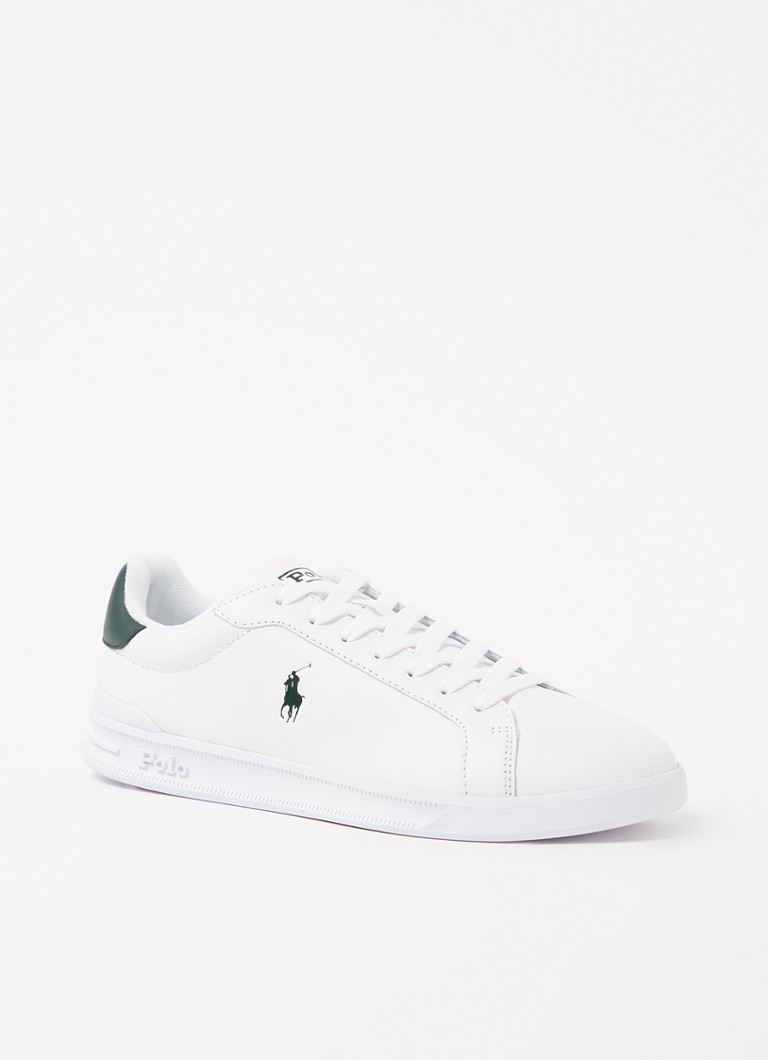 Cadeau gelijktijdig deugd Ralph Lauren Sneaker van leer met logo • Wit • de Bijenkorf