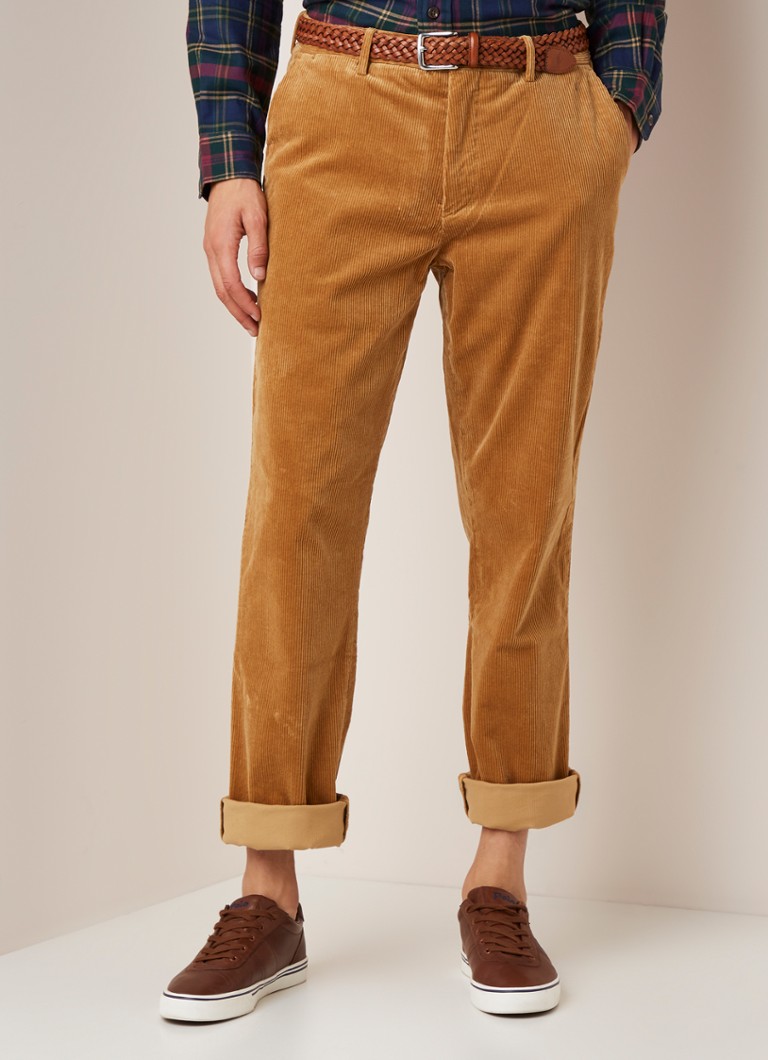 Beraadslagen Boer Buitengewoon Ralph Lauren Straight fit broek van corduroy • Lichtbruin • de Bijenkorf