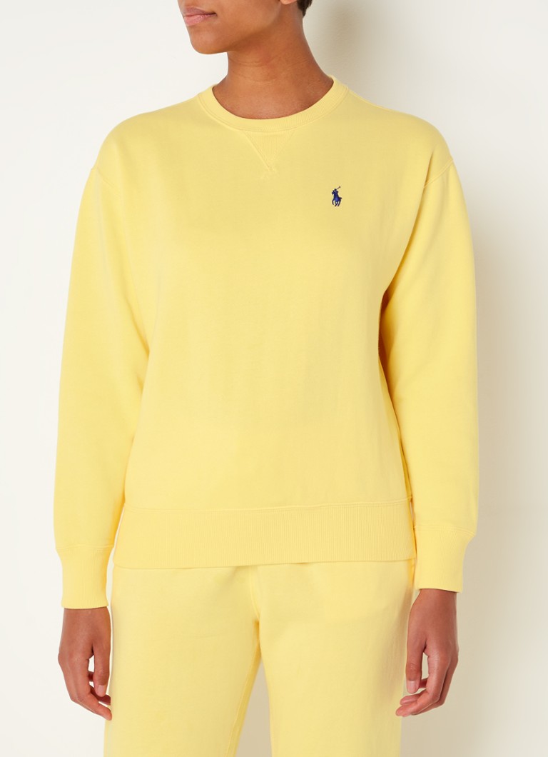 Ralph Lauren Sweater met logoborduring • Geel • de Bijenkorf