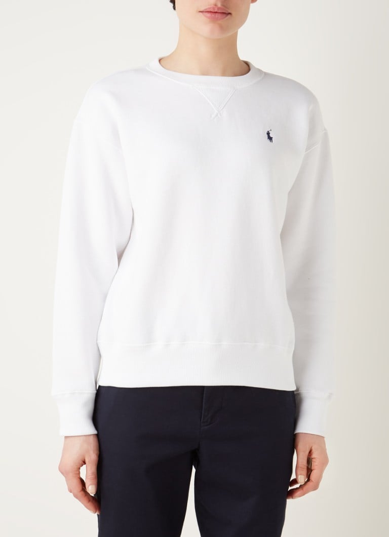 Ralph Lauren - Sweater met logoborduring - Wit