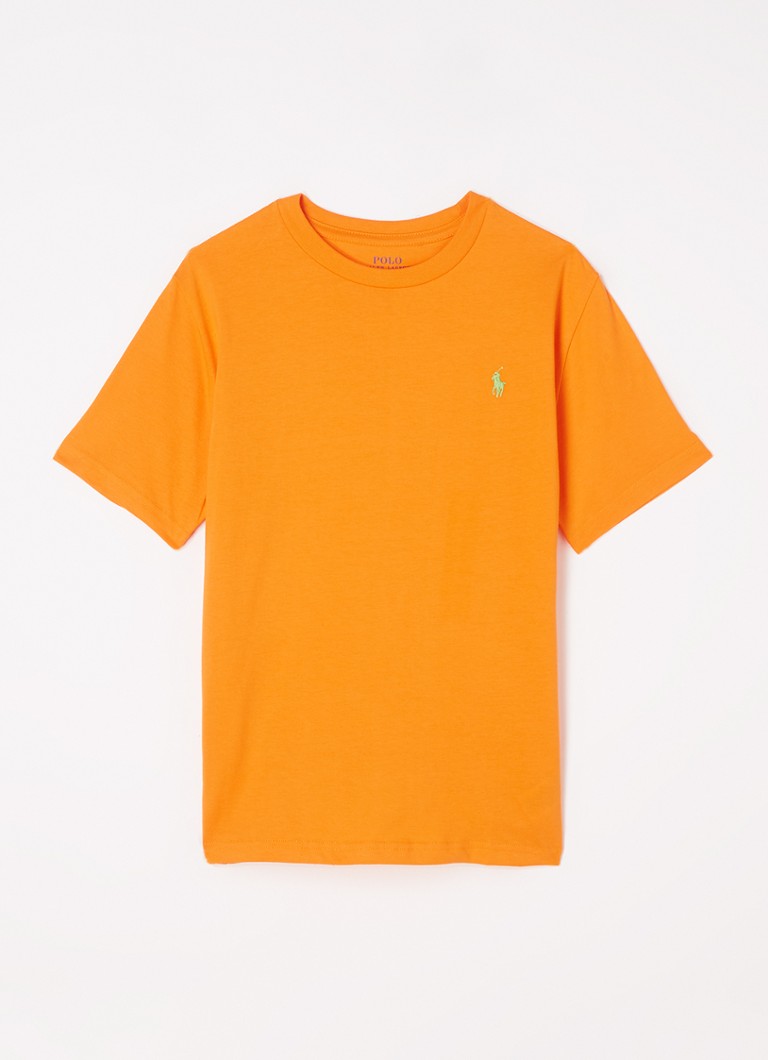 Ralph Lauren - T-shirt met logo - Oranje