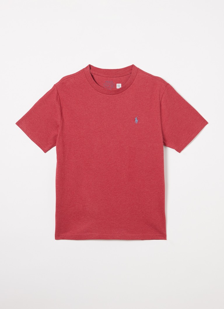 Ralph Lauren - T-shirt met logo - Cranberryrood
