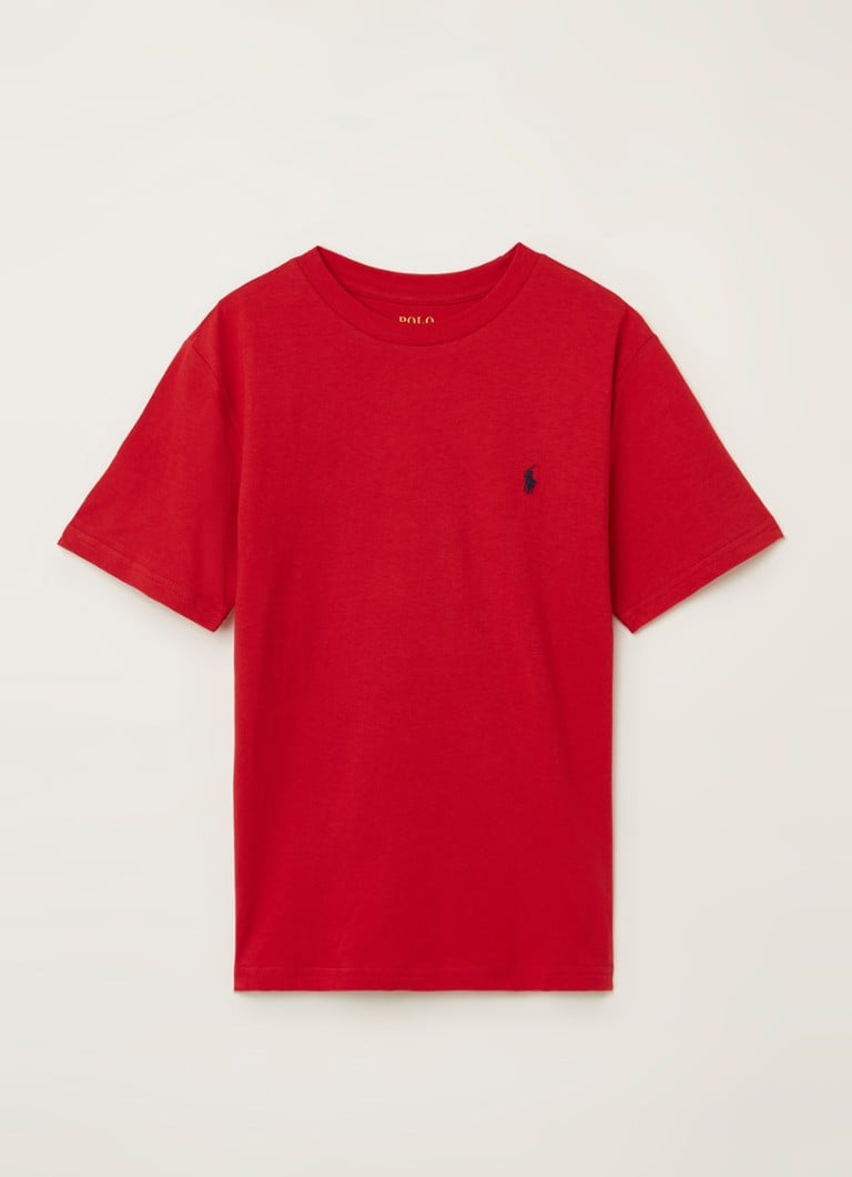 Ralph Lauren - T-shirt met logo - Rood
