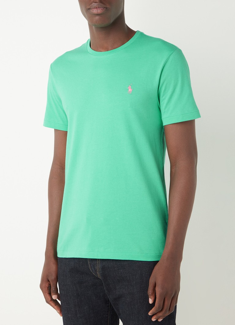 Ralph Lauren - T-shirt met logo - Lichtroze