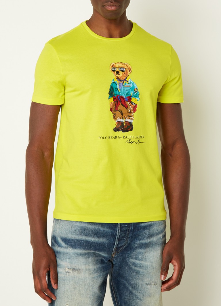 Ralph Lauren - T-shirt met print - Geel