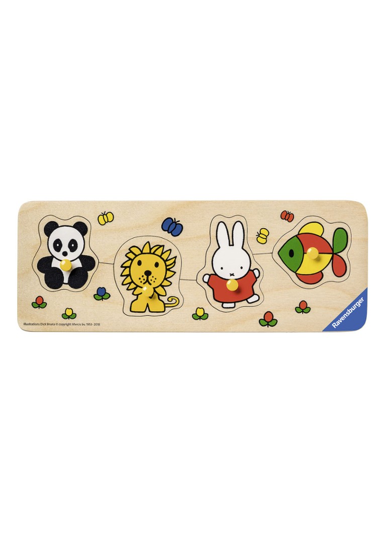 Ravensburger - Nijntje's dierenvriendjes puzzel - Bruin