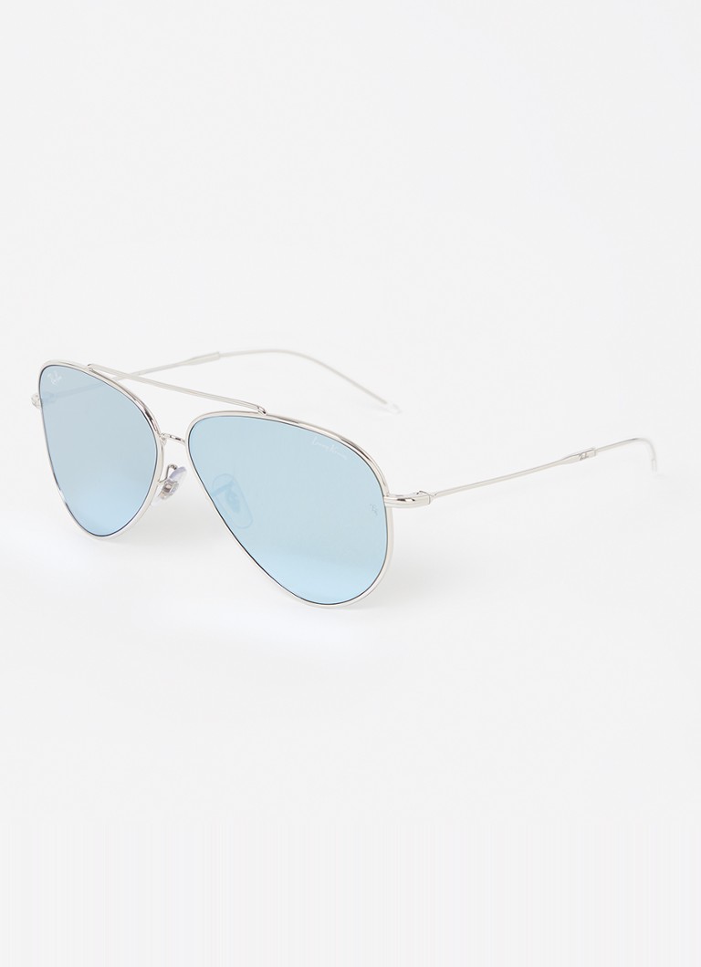 Ray-Ban - Aviator Reverse zonnebril RBR0101S - Zilver