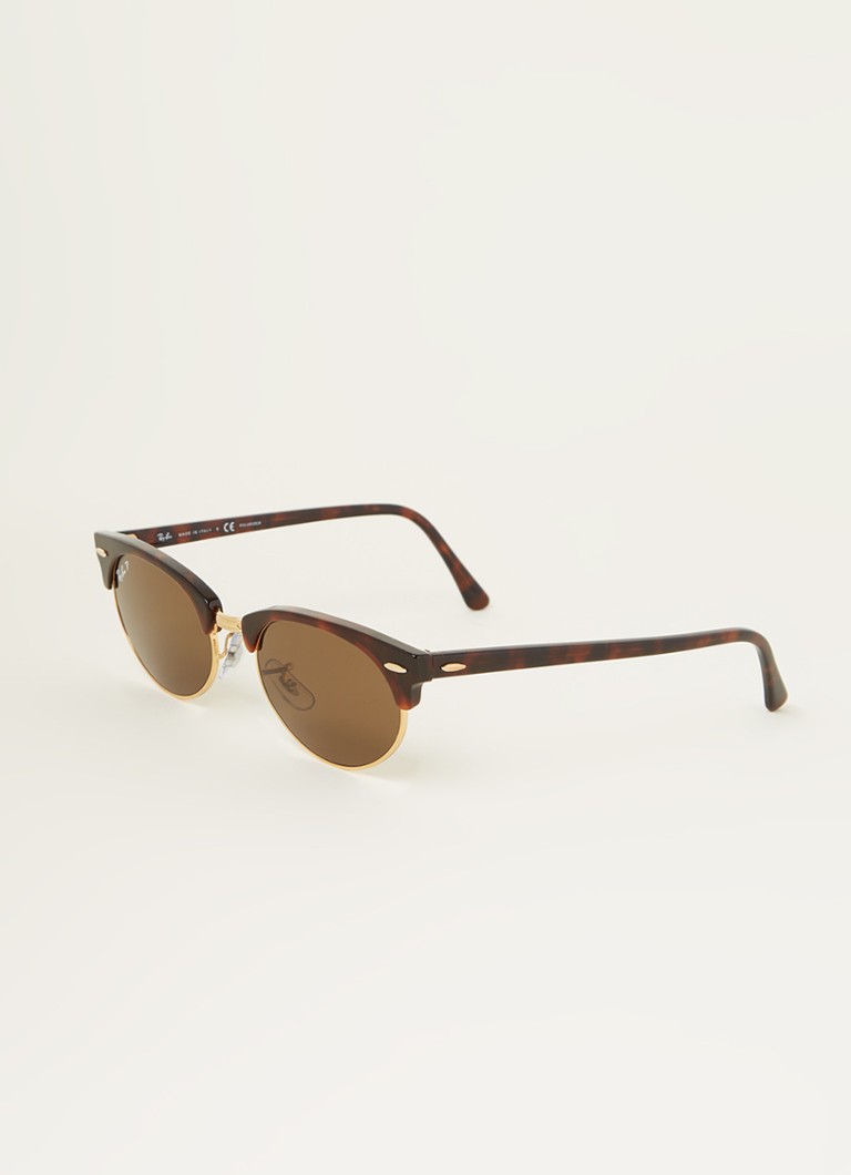Ray Ban Clubmaster Oval Zonnebril Gepolariseerd Rb3946 Bruin De Bijenkorf Ray Ban Clubmaster Oval Zonnebril Gepolariseerd Rb3946 Bruin De Bijenkorf