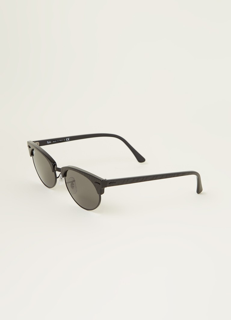 Ray Ban Clubmaster Oval Zonnebril Rb3946 Zwart De Bijenkorf