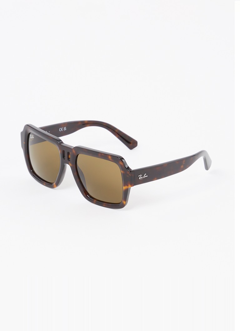 Ray-Ban - Magellan zonnebril RB4408  - Donkerbruin