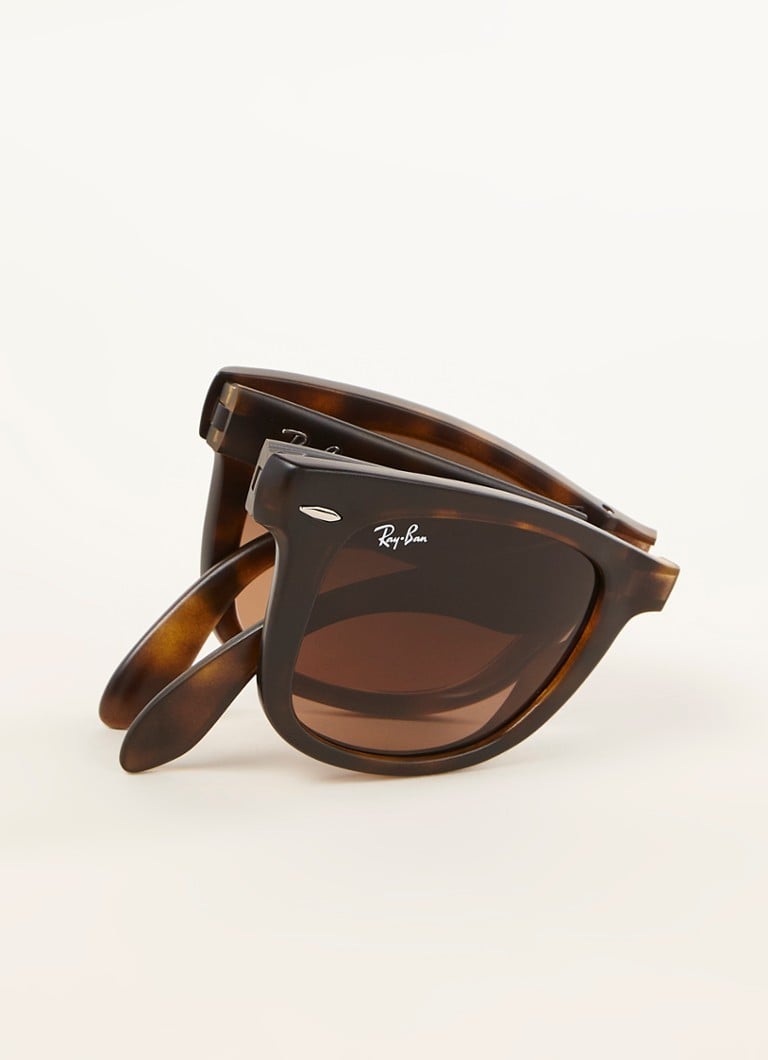 Schaar Moderniseren Gewaad Ray-Ban Opvouwbare zonnebril RB4105 • Donkerbruin • de Bijenkorf
