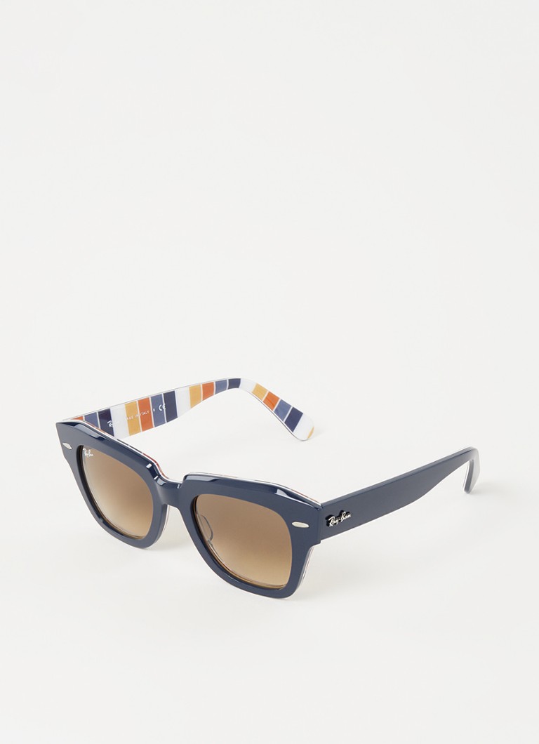 Ray-Ban - State Street zonnebril RB2186 - Donkerblauw