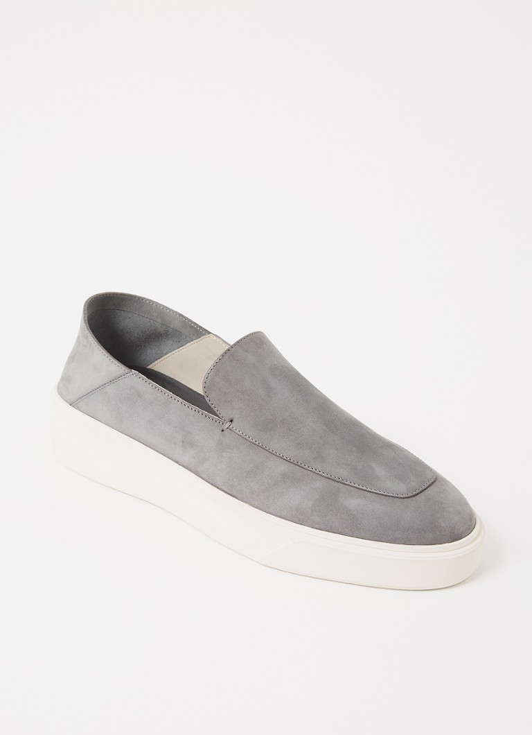 Reiss Acer slipon van nubuck • Grijs • de Bijenkorf