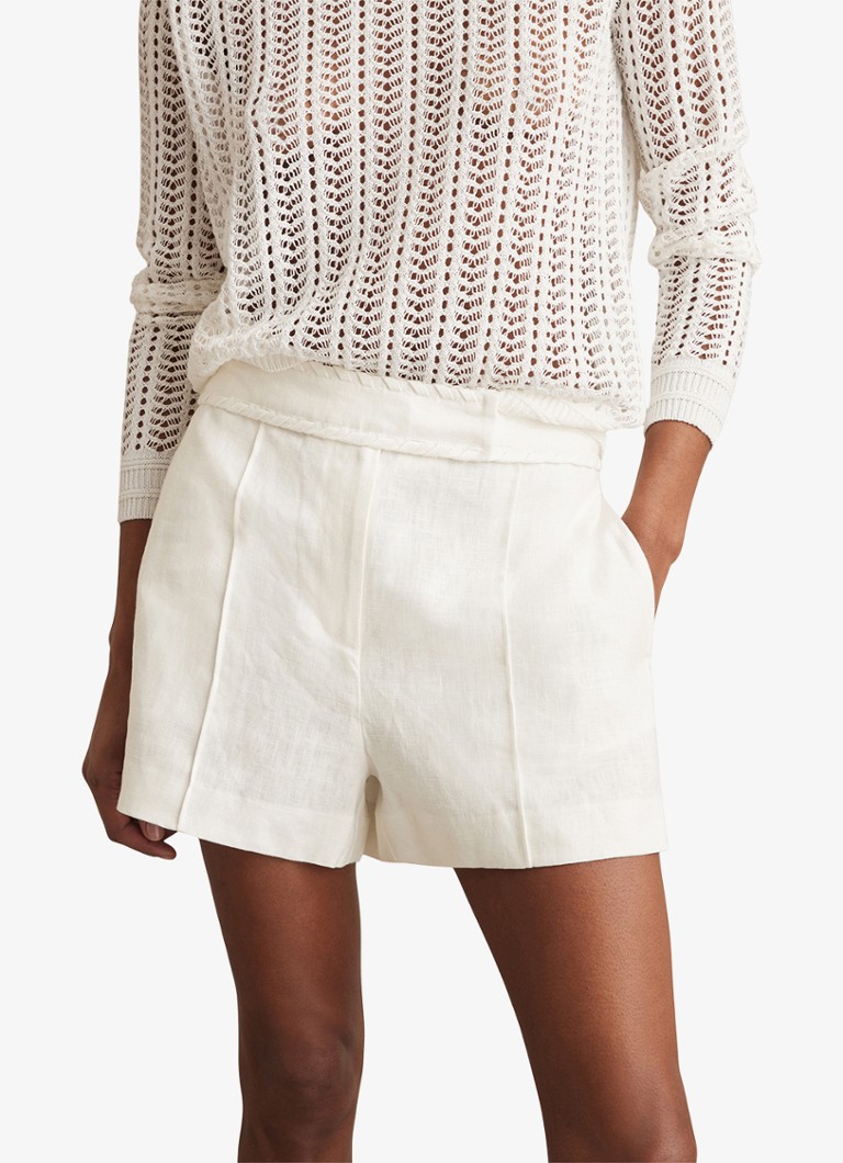 linnen broek high waist